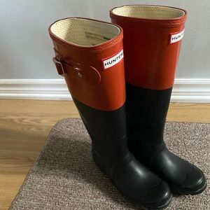 Hunter original tall boy rain boots
